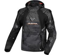 Macna Giacca da moto, Bradical Nero/Arancio S