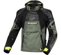 Macna Giacca da moto, Bradical Verde/Giallo XXXL