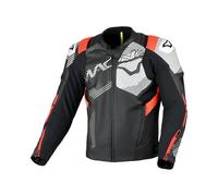 Giacca Moto Pelle Uomo Macna Ignite Black / Red