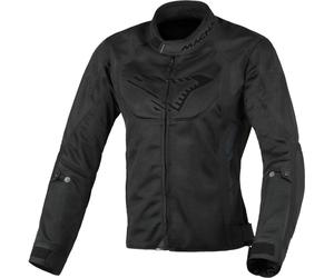 Macna Grisca Solid Giacca tessile moto da donna, nero, Taglia M