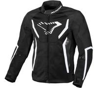 Macna Grisco Giacca tessile moto, nero-bianco, taglia M per maschi