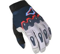Guanti Cross In Tessuto Macna Chameleon-1 Grigio Blu L