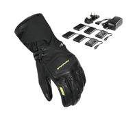 MACNA Guanti da moto Macna Azra 12olt 3S kit riscaldato elettricamente XL Nero