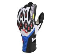 Macna Guanti moto Brawler RTX L Bianco/Rosso