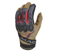 Macna Guanti moto Zairona donne L Taupe/Nero