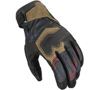 Macna Haros 2.0 Guanti da moto, nero/marrone, Taglia 2XL