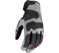 Macna Haros 2.0, guanti L male Grigio Chiaro/Nero/Rosso