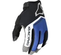 Guanti Cross In Tessuto Macna Heat-1 Nero Blu XXL