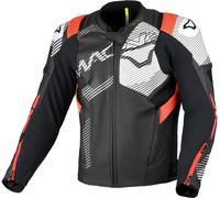 Macna Ignite Giacca, Nero/Rosso, 66 Unisex-Adulto