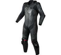 Macna Ignite Tuta in pelle da moto monopezzo traforata, nero, taglia 56 per maschi