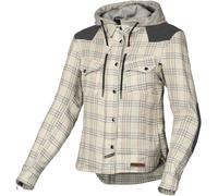 Macna Inland Plaid Giacca tessile moto da donna, Kaki, Taglia S