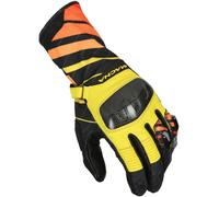 Macna Krown Guanti da moto traforati, nero-giallo, taglia L per maschi