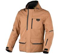 Macna Mondo 2.0, giacca tessile impermeabile XL male Marrone Chiaro