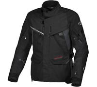 Macna Mundial impermeabile Moto Tessile Giacca, nero, Taglia L