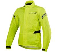 Macna Nemo Giacca antipioggia da moto, giallo, taglia S per maschi