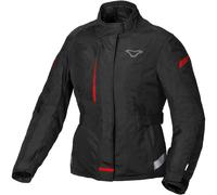 Macna Nivala, giacca tessile impermeabile donna XS female Nero/Rosso