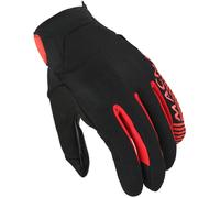 Macna Obtain Leather, guanti 3XL male Nero/Rosso
