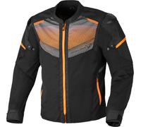 Macna Orcano 2.0 Giacca tessile da moto, nero/arancione, Taglia M
