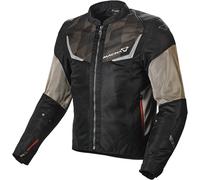 Macna Orcano Giacca tessile motociclistica, nero-marrone, taglia 3XL per maschi