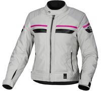 Macna Oryon impermeabile Giacca tessile moto da donna, grigio, taglia S per donne