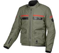 Macna Oryon, giacca tessile impermeabile 3XL male Verde Scuro