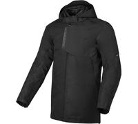 Macna Paladyn impermeabile riscaldabile Moto Giacca tessile, nero, Taglia L