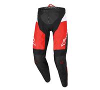 Macna Pantaloni da motocross Backyard-1 Nero-Bianco-Rosso Uomo Taglia S