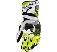 Macna Powertrack 2.0, guanti L male Nero/Giallo Fluo/Bianco