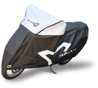 Macna Premium Copertura per motociclette, nero/grigio, Taglia XL