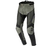 Macna Qargon Tapered Pantaloni tessili per motociclette, nero-verde, taglia L per maschi