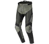 Macna Qargon Tapered Pantaloni tessili per motociclette, nero-verde, taglia M per maschi