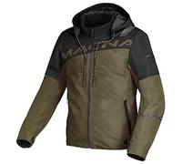 Macna Racoon Giacca, Verde/Nero, XL Unisex-Adulto