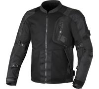 Macna Raddic Solid Giacca tessile moto, nero, Taglia 3XL