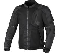 Macna Raddic Solid Giacca tessile moto, nero, Taglia M