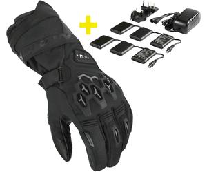 Macna Rafino RTX 12V Kit, guanti impermeabili riscaldabili 3XL male Nero
