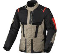 Macna Rancher 2.0, giacca tessile impermeabile XL male Beige/Nero/Rosso