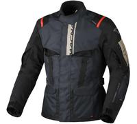 Macna Rancher 2.0 Giacca tessile da motocicletta impermeabile, blu/rosso, Taglia 2XL