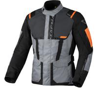 Macna Rancher 2.0, giacca tessile impermeabile L male Grigio/Nero/Arancione