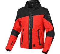 Macna Riggor impermeabile Moto Tessile Giacca, rosso/nero, Taglia XXL