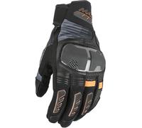 Guanti In Pelle e Tessuto Macna Rime 2.0 Nero Arancione XXL