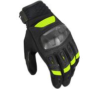 Macna Rime Guanti da moto traforati, nero/giallo, Taglia 2XL
