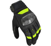 Macna Rime Guanti da moto traforati, nero/giallo, Taglia S