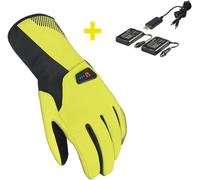 Macna Spark kit di guanti da bicicletta riscaldabili, nero-giallo, taglia 2XL per maschi