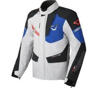 Macna Synchrone impermeabile Moto Tessile Giacca, nero-grigio, taglia S per maschi