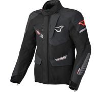 Macna Synchrone Solid impermeabile Moto Tessile Giacca, nero, Taglia 4XL