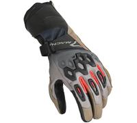 Macna Tanamax Guanti da moto, nero-marrone, taglia 2XL per maschi