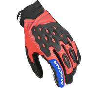 Macna Tanami Guanti da moto, nero/rosso, Taglia M