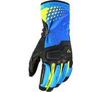 Macna Terra, Guanti XXL male Nero/Blu/Giallo Fluo