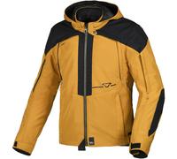 Macna Territor, giacca tessile impermeabile 3XL male Marrone Chiaro/Nero