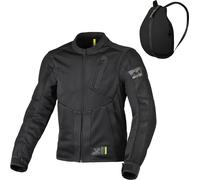Macna Torido Giacca tessile da moto, nero, Taglia XXL
